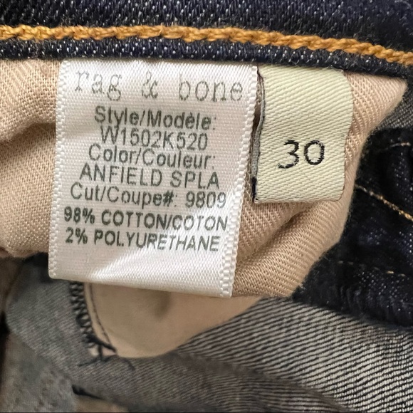 Rag & Bone Skinny Jeans Anfield Splash - Picture 3 of 10